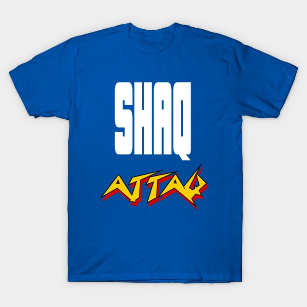 Shaq Attaq T-Shirt by Buff Geeks Art